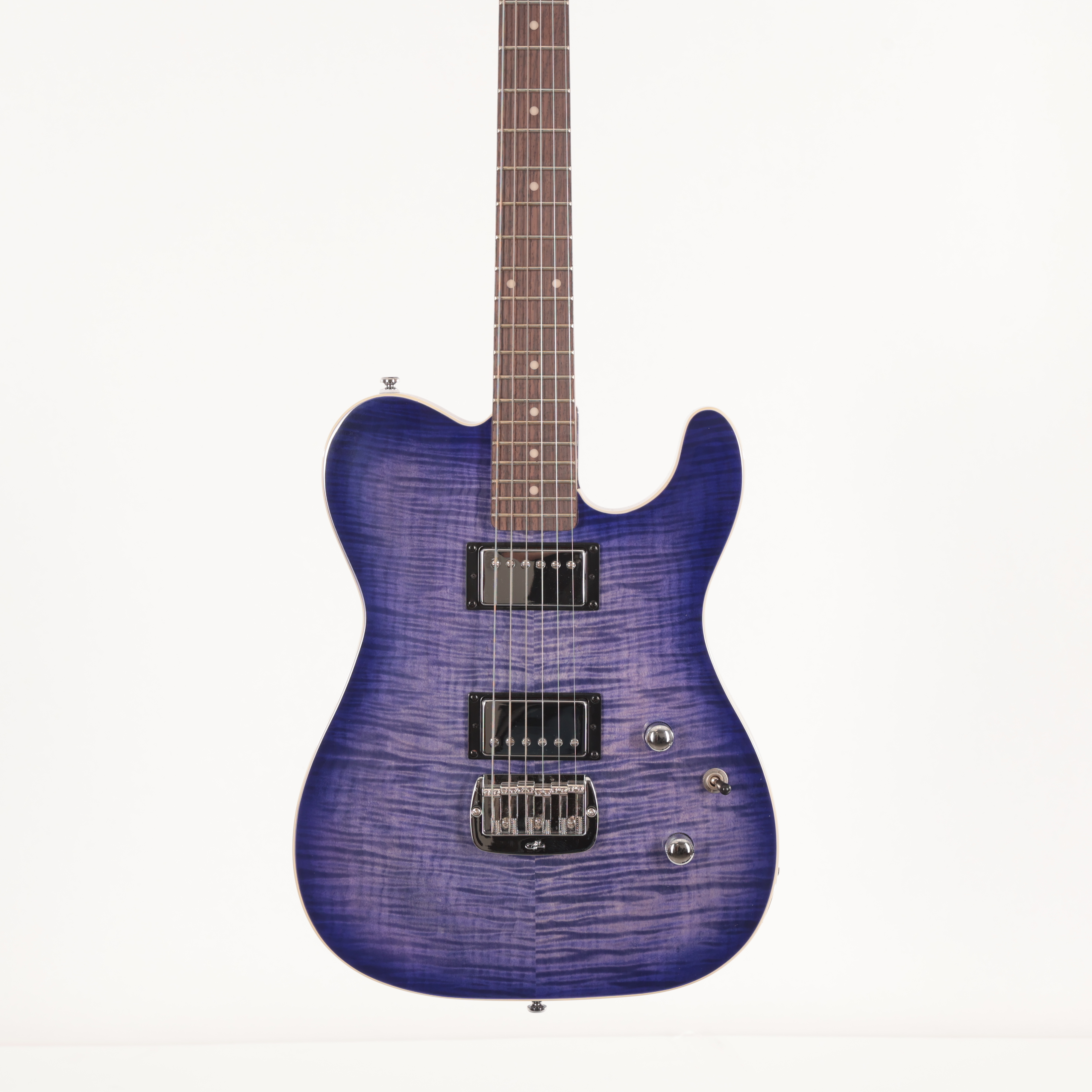 B Stock : G&L Tribute ASAT Deluxe 'Carved Top' Electric Guitar in Blueburst 012